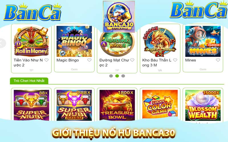 nổ hũ banca30