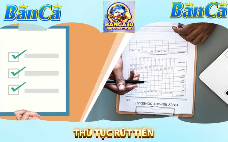 Thủ tục rút tiền banca30